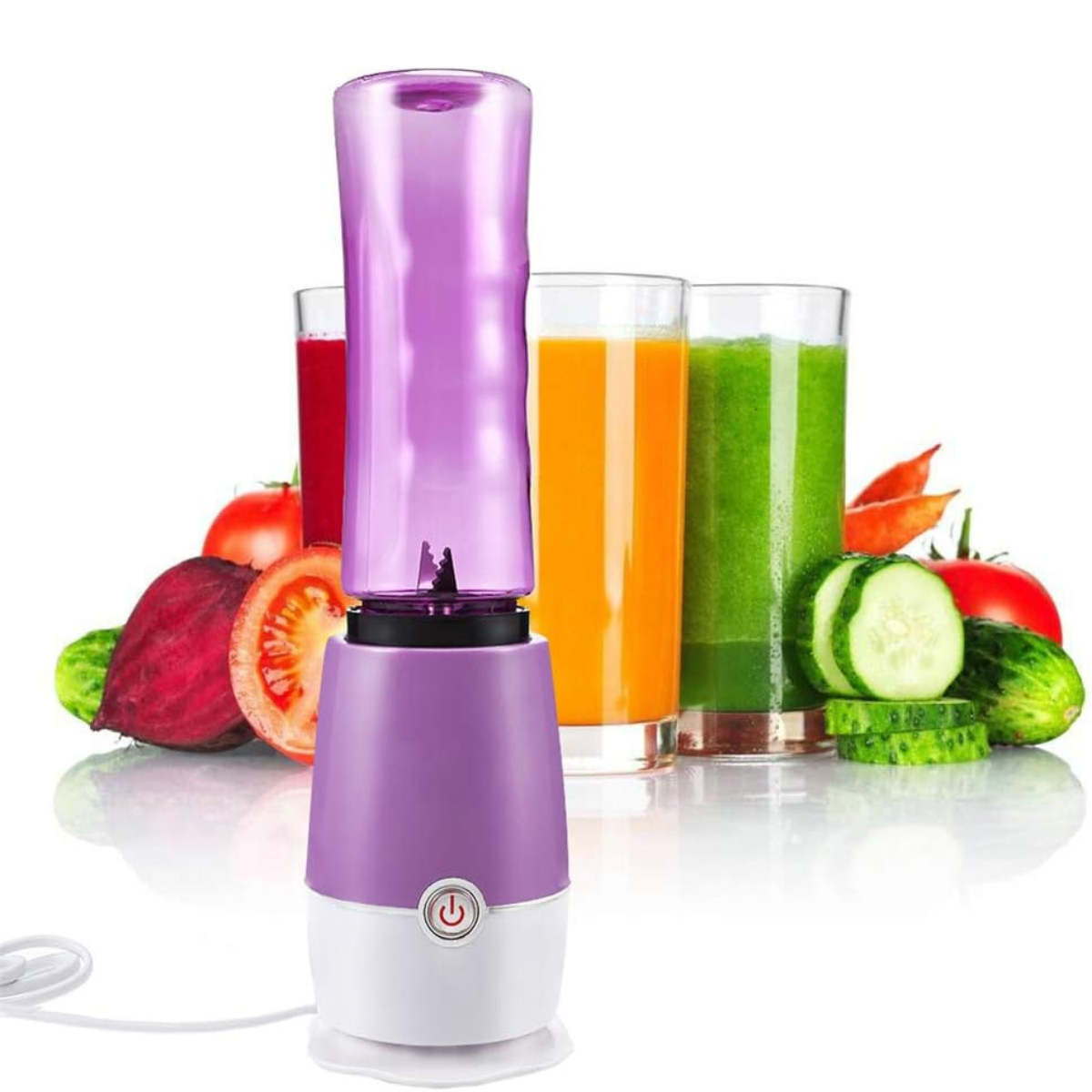 Mini Licuadora de 2 Vasos