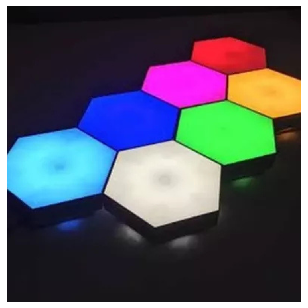 Luces Hexagonales 17 Colores Led
