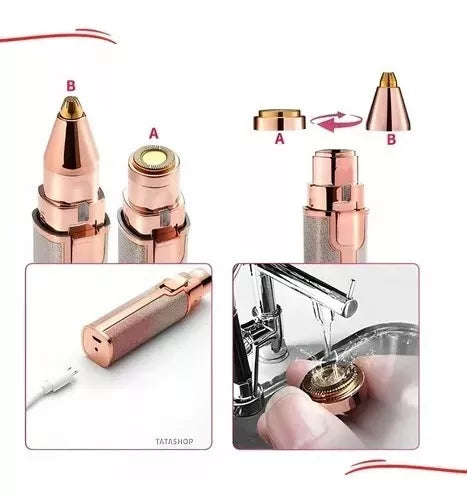 Depiladora De Precision Facial 2 en 1 Blawless