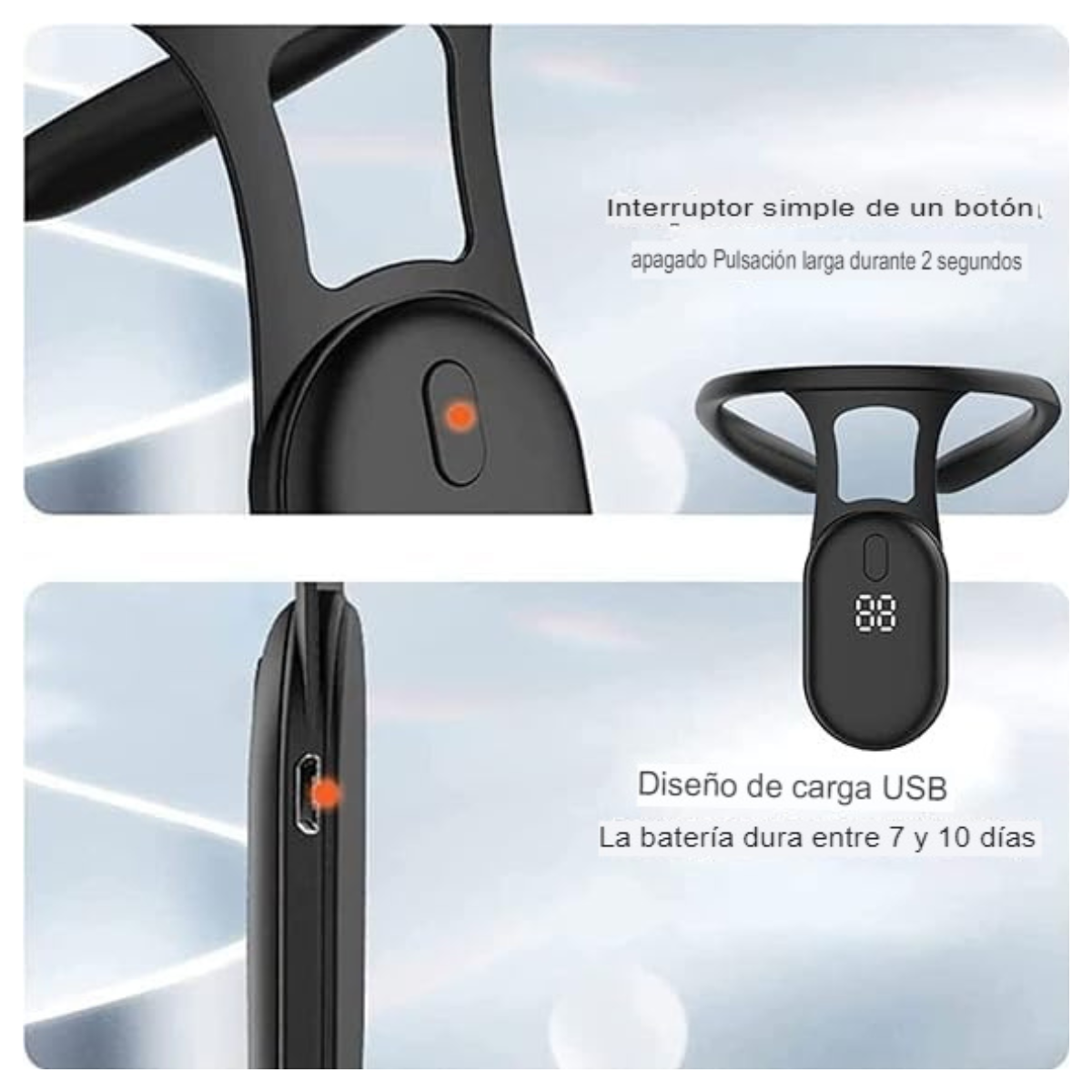 Corrector De Postura Masaje Ultrasonico