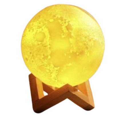 Lampara Humidificadora Forma De Luna