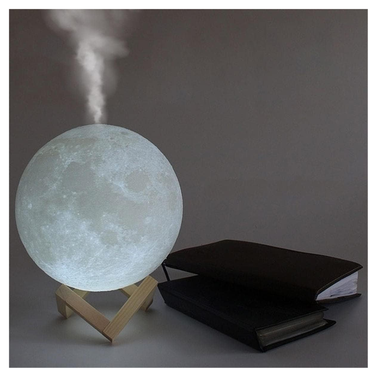 Lampara Humidificadora Forma De Luna