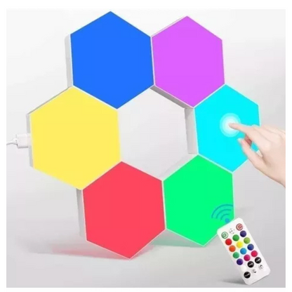 Luces Hexagonales 17 Colores Led