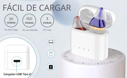 Audífono Amplificador Invisible Para Personas Mayores