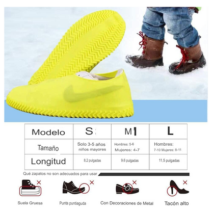 Fundas Impermeables para Zapatos (Talla M y Color al Azar)