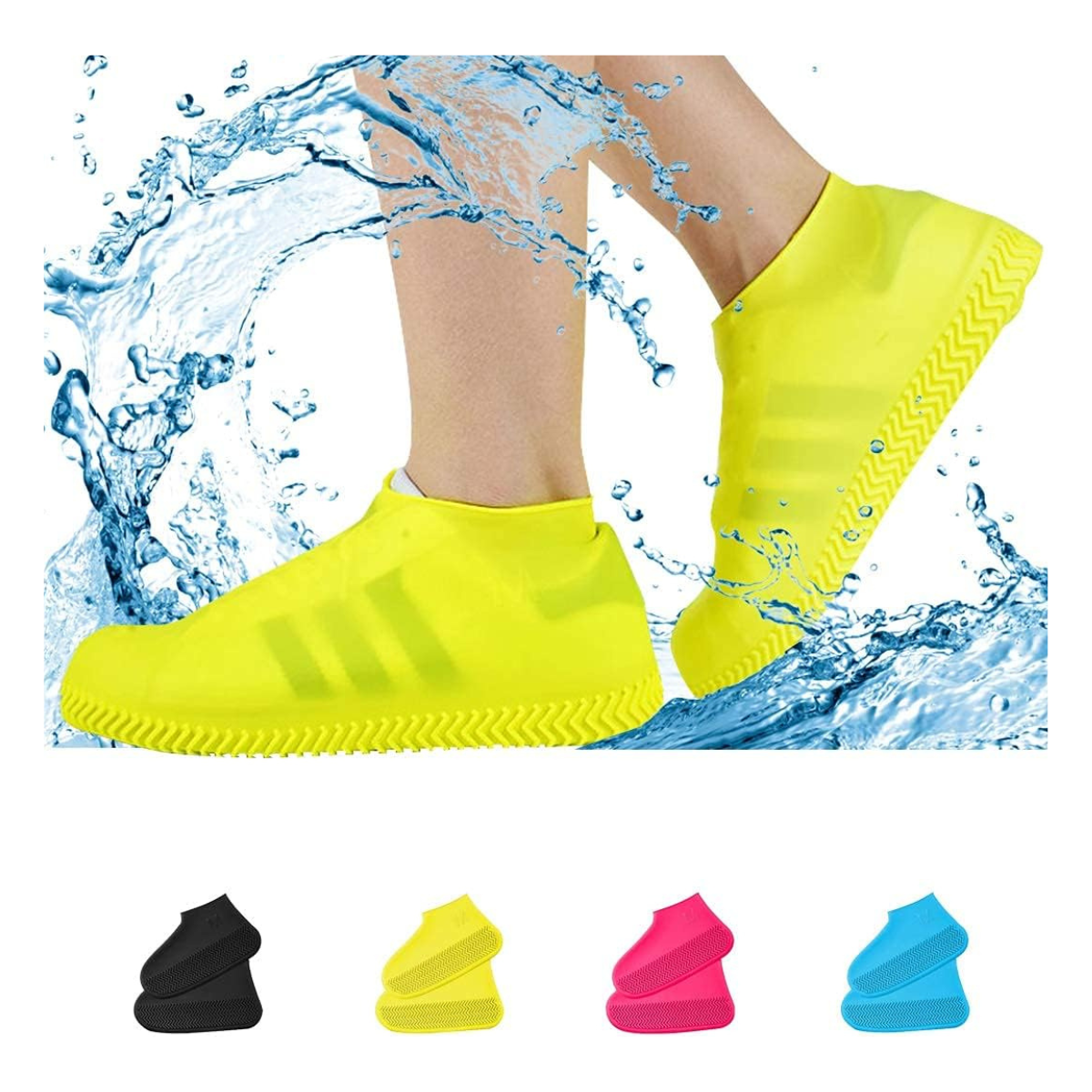Fundas Impermeables para Zapatos (Talla M y Color al Azar)